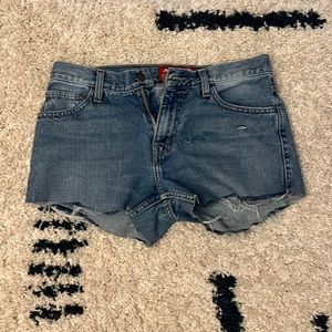 Denim shorts